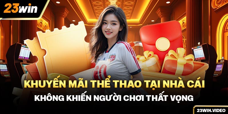 Khuyến mãi thể thao tại nhà cái không khiến người chơi thất vọng